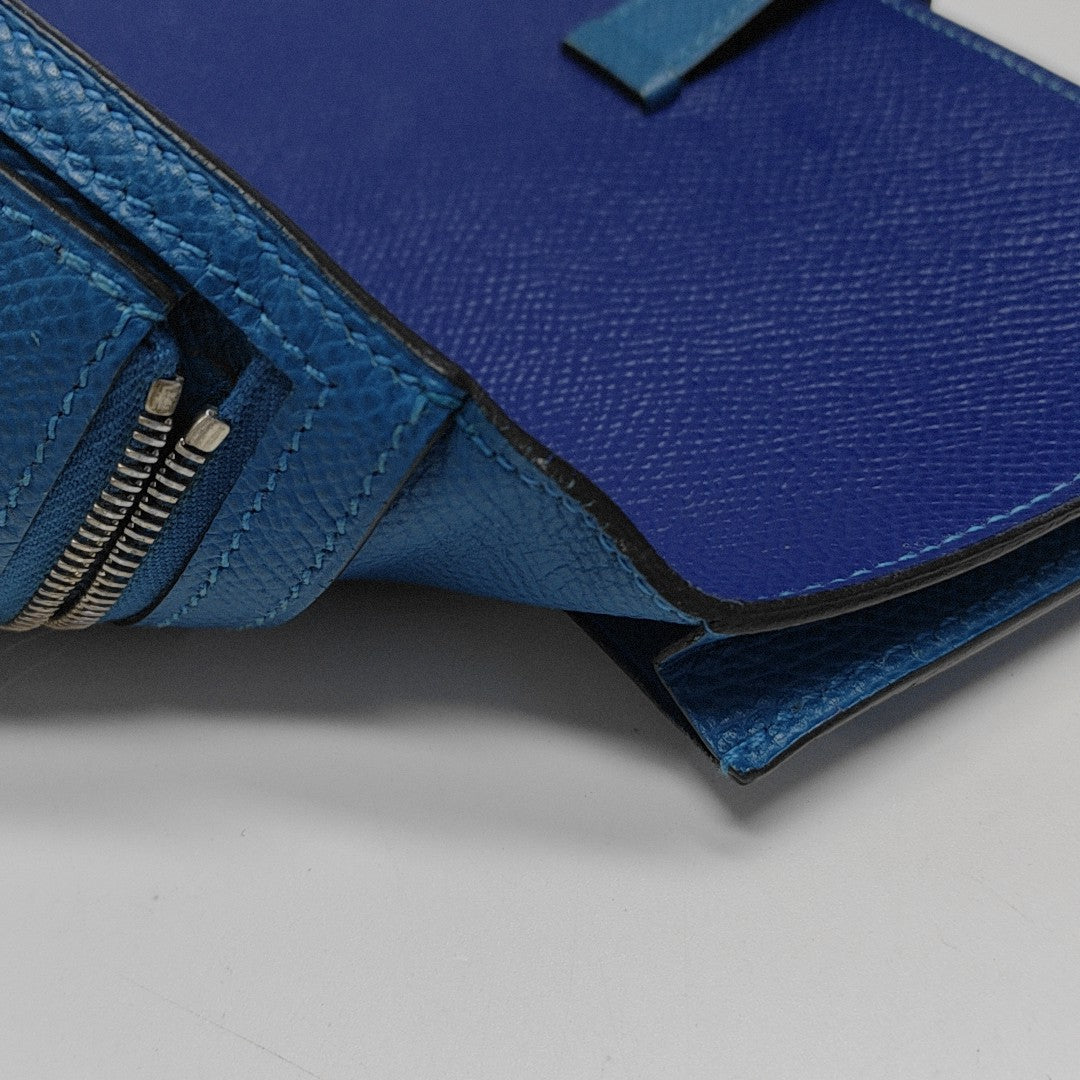 Bearn Medium Epsom Blue Wallet