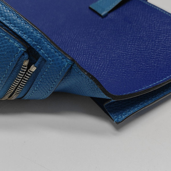 Bearn Medium Epsom Blue Wallet