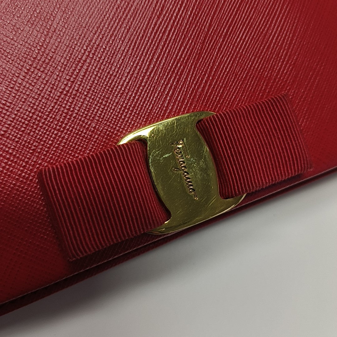 Ginny Calfskin Red