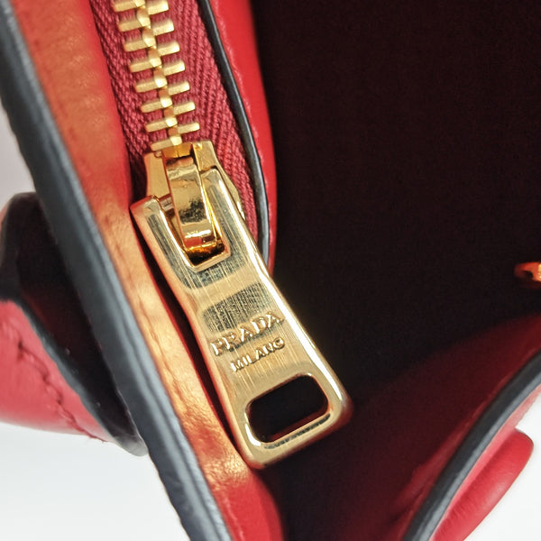 Monochrome Calfskin Red