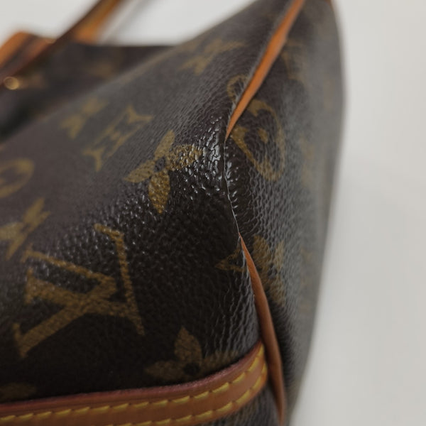 NÉONOÉ Nano Monogram Coated Canvas Brown