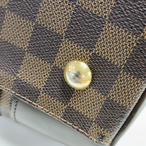BERKELEY Damier Ebene Coated Canvas Brown