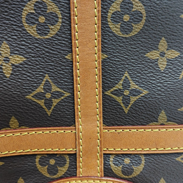DUFFLE Monogram Coated Canvas Brown