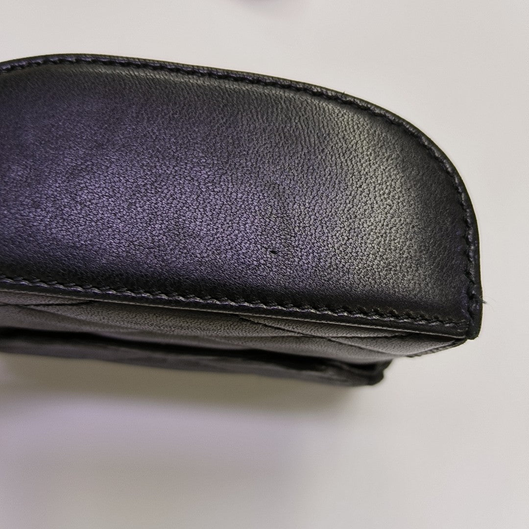PUFFER Quilted Lambskin Black