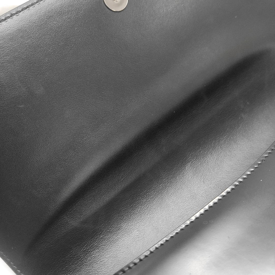 Calfskin Shoulder Bag Black