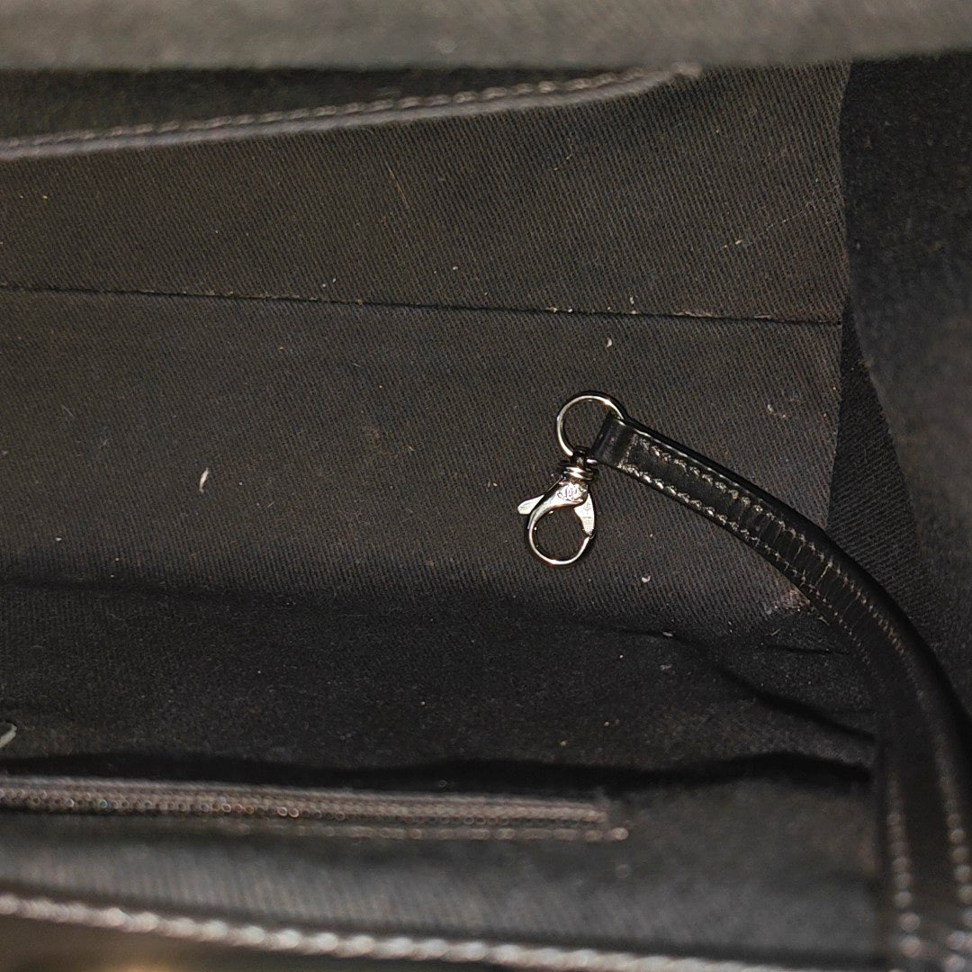 Small Quilted Calfskin Black