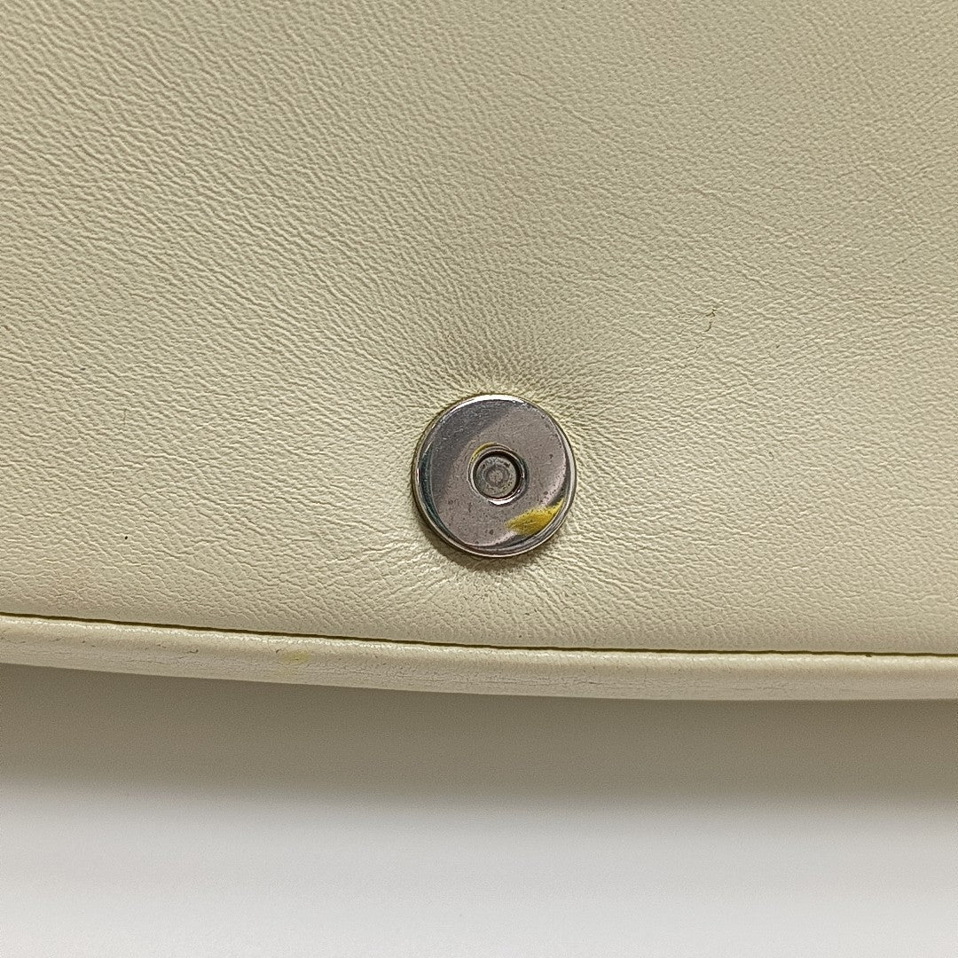 Lola Small Quilted Lambskin White