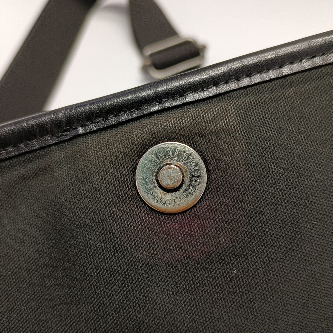 Fabric Shoulder Bag Black