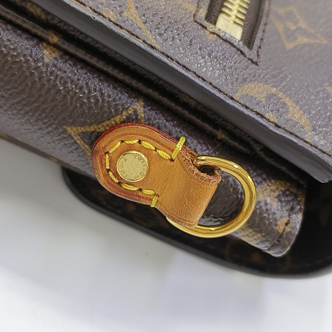 MÉTIS MM Monogram Coated Canvas Brown