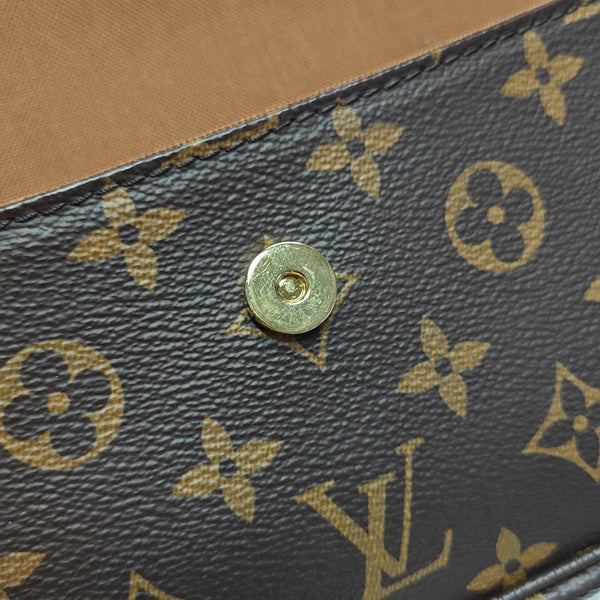 IVY Monogram Coated Canvas Brown
