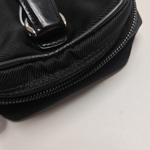 Canvas Top Handle Bag Black