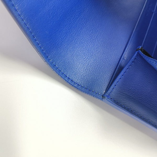 Calfskin Wallet Blue