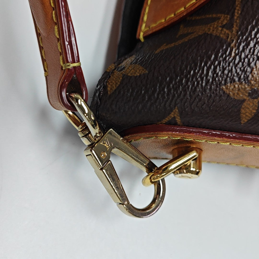 DUFFLE Monogram Coated Canvas Brown