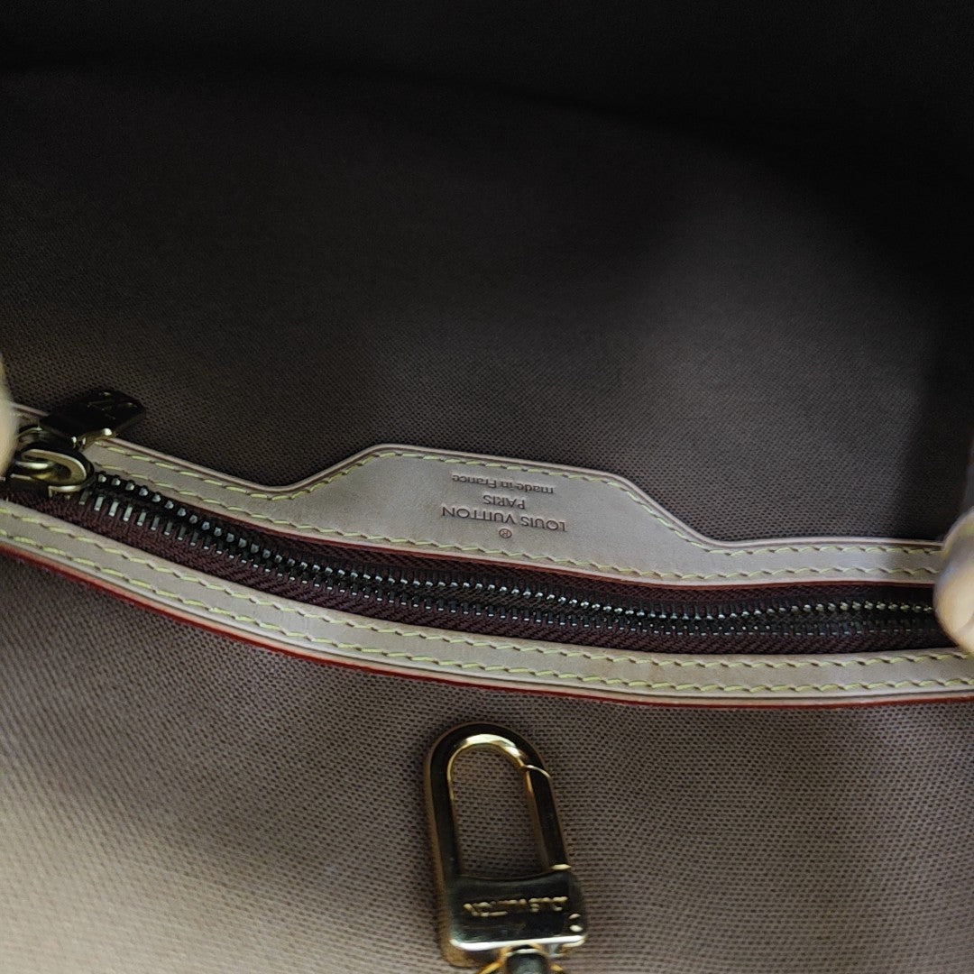BATIGNOLLES MM Monogram Coated Canvas Brown