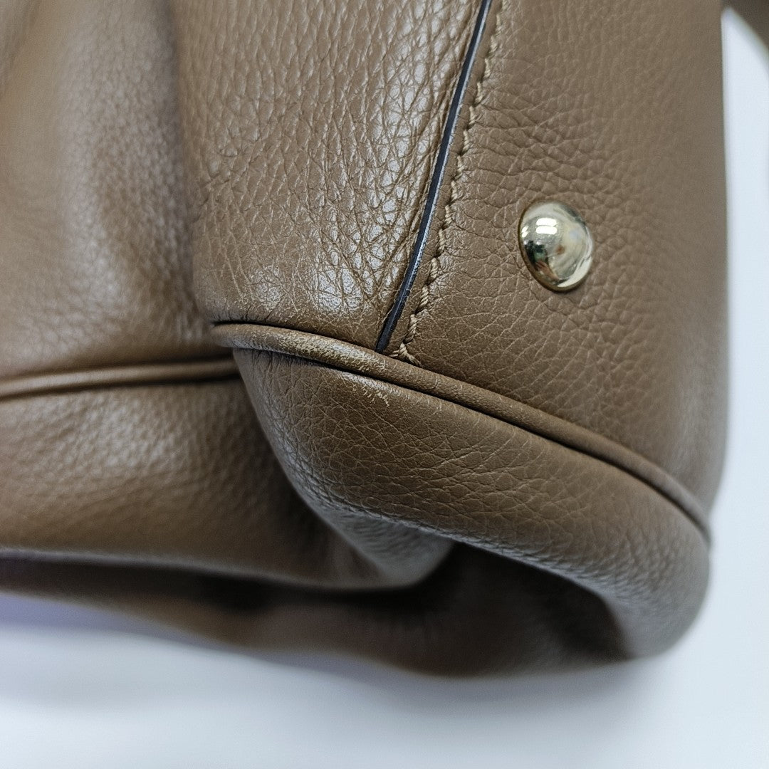 Bamboo 1947 Large Calfskin Brown
