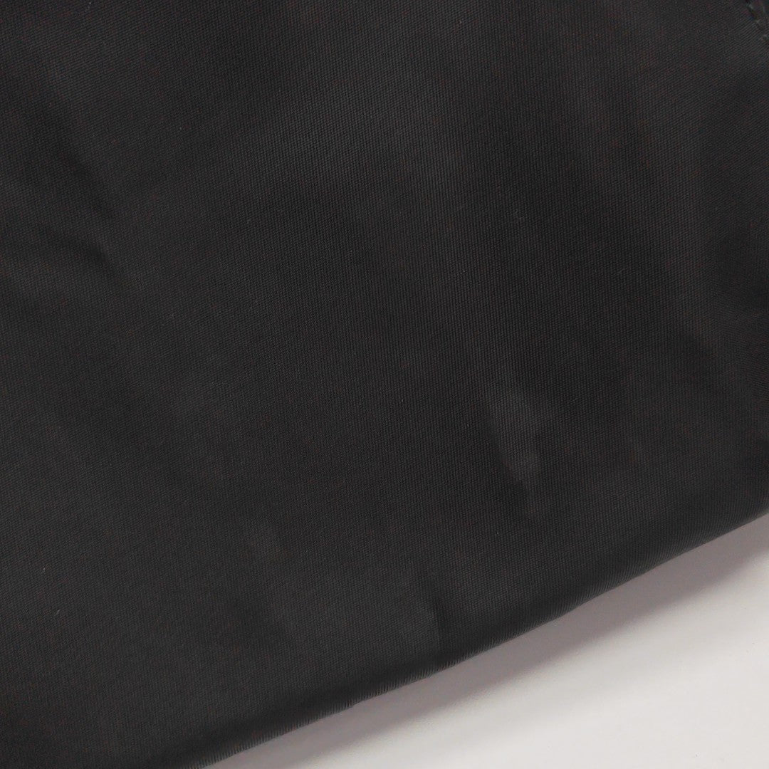 Nylon Top Handle Bag Black