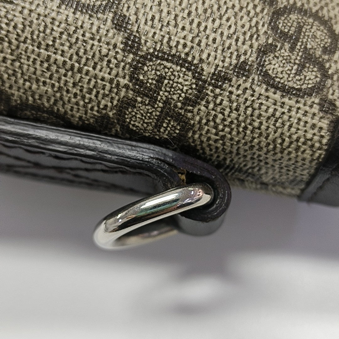 Monogram Coated Canvas Tote Bag Small Beige