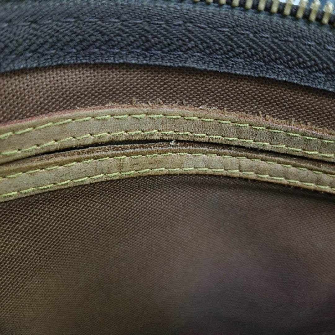 SPEEDY 30 Monogram Coated Canvas Brown