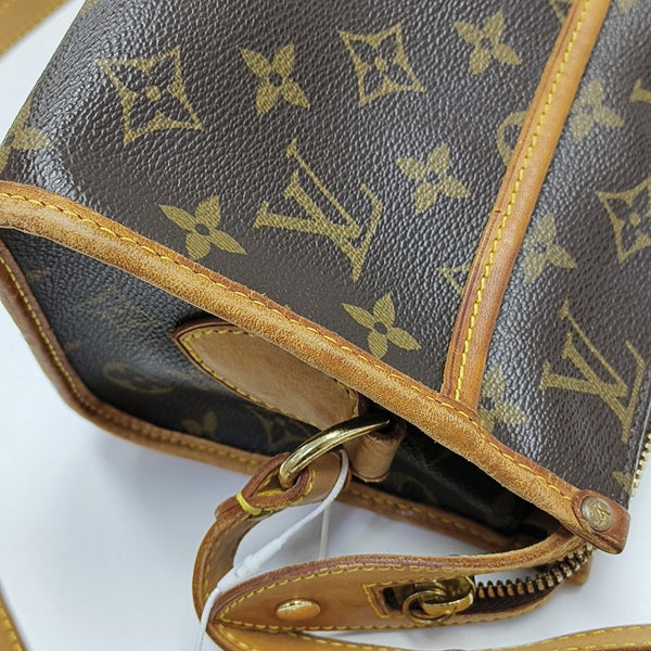 POPINCOURT Monogram Coated Canvas Brown