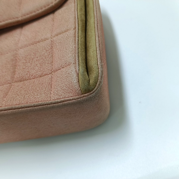 Quilted Suede Pink