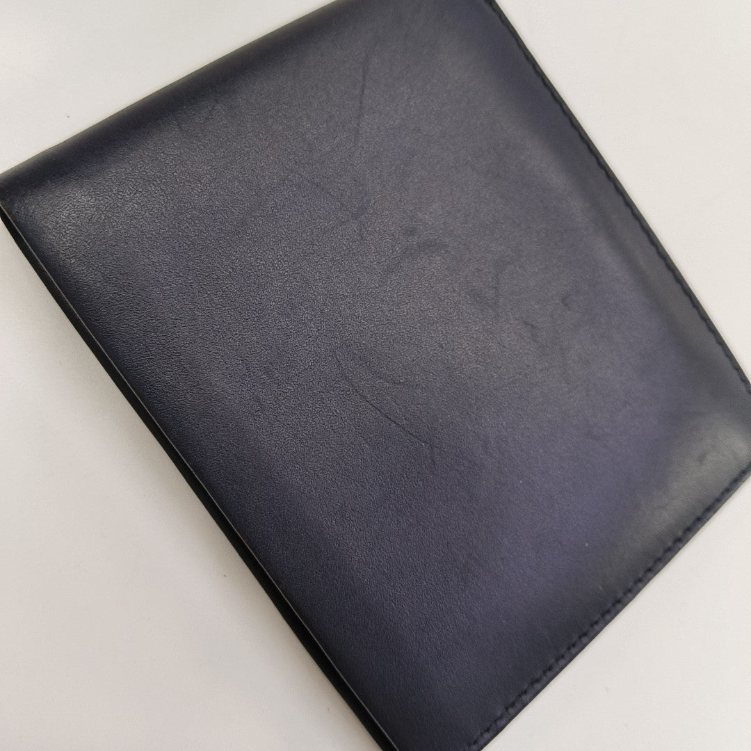 SF Calfskin Blue Wallet