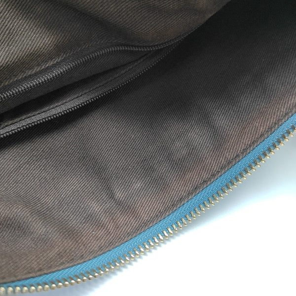 Suede Shoulder Bag Blue