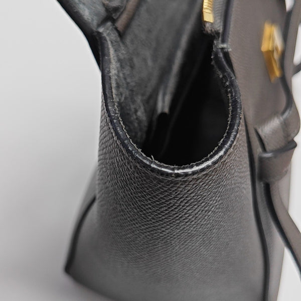 BELT Micro Calfskin Gray