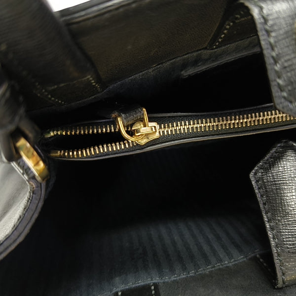 2 Jours Small Calfskin Black