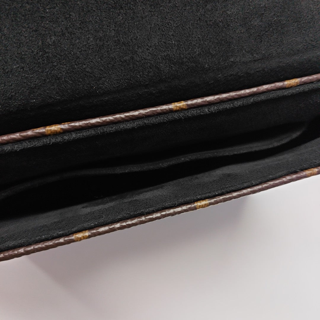 LOCKY BB Monogram Coated Canvas Brown