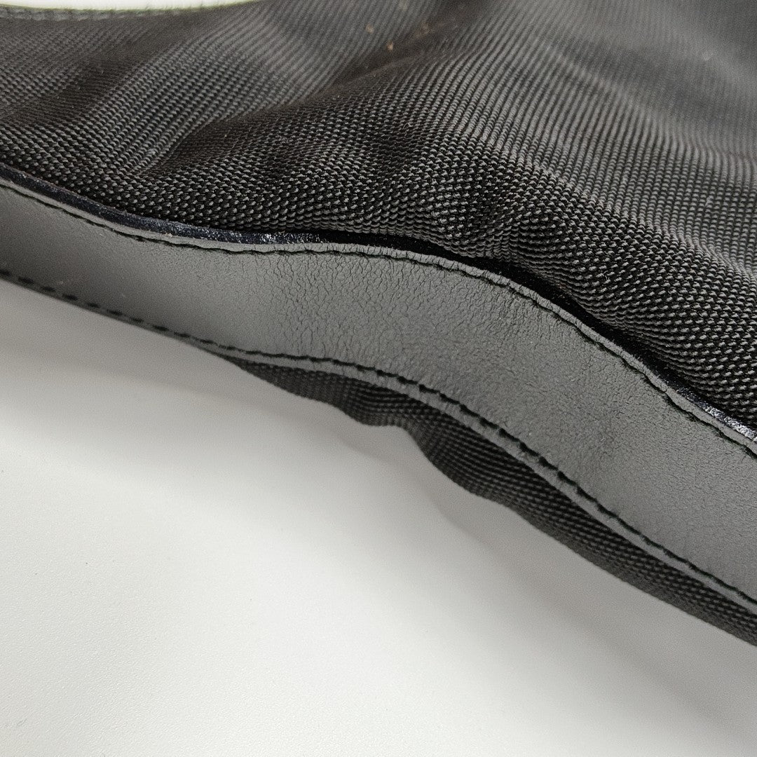 Fabric Top Handle Bag Black