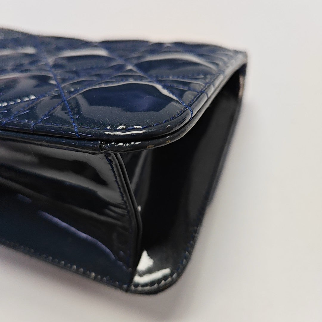 Rendez-Vous Cannage Patent Leather Blue