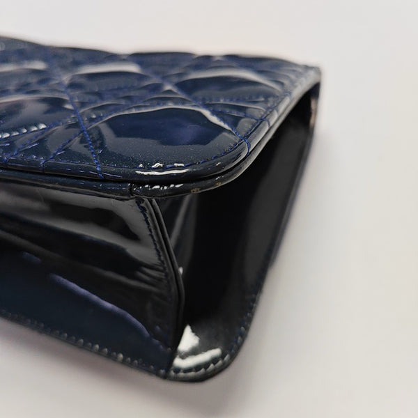 Rendez-Vous Cannage Patent Leather Blue