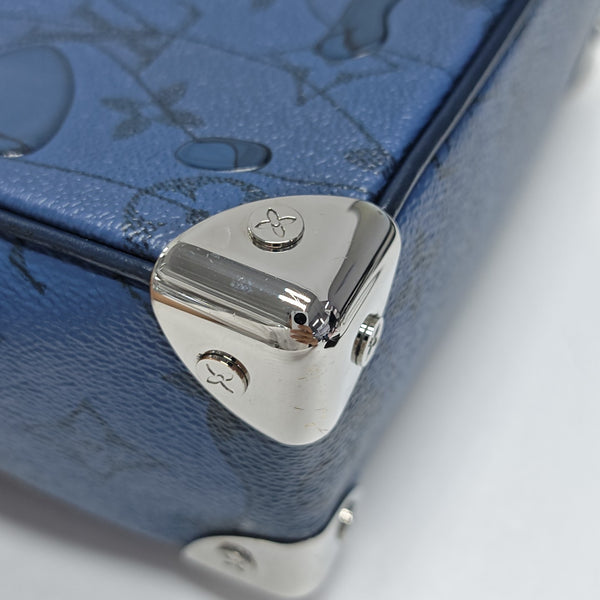 SOFT TRUNK Mini Monogram Coated Canvas Blue