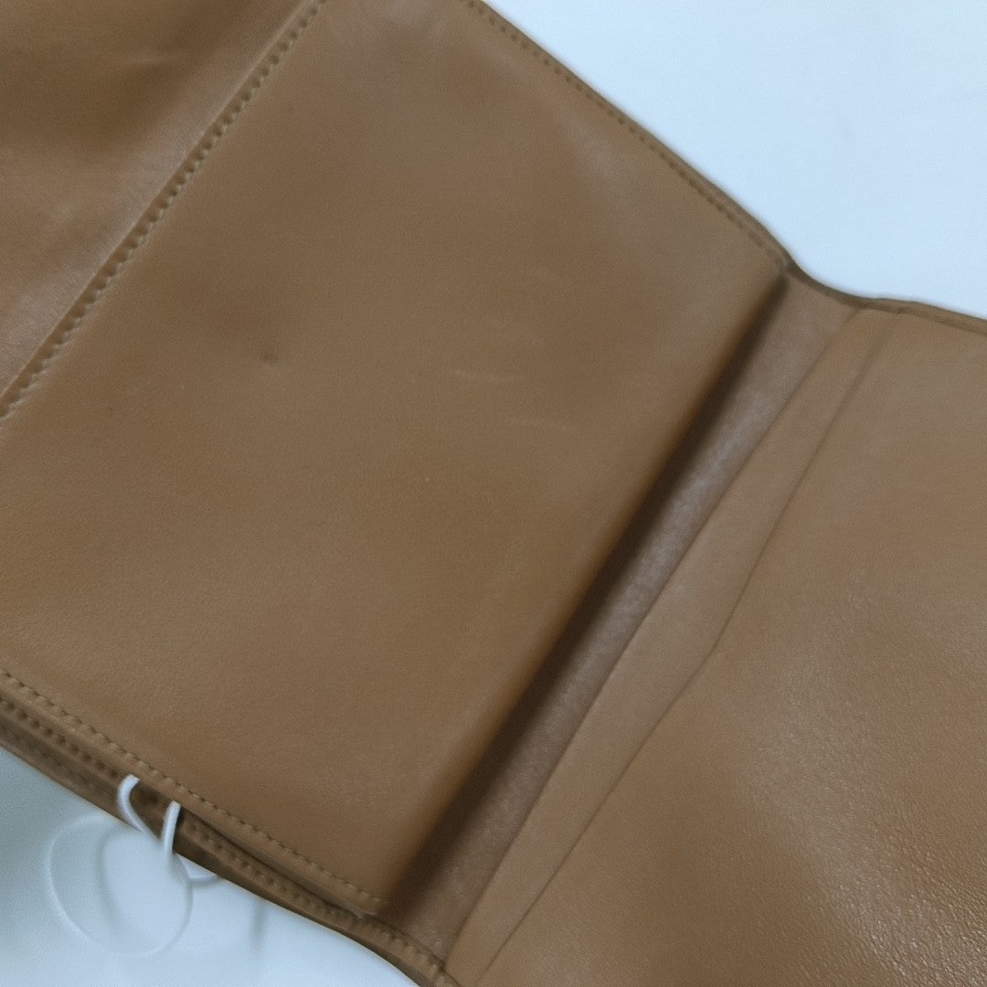 Coated Canvas Wallet Brown
