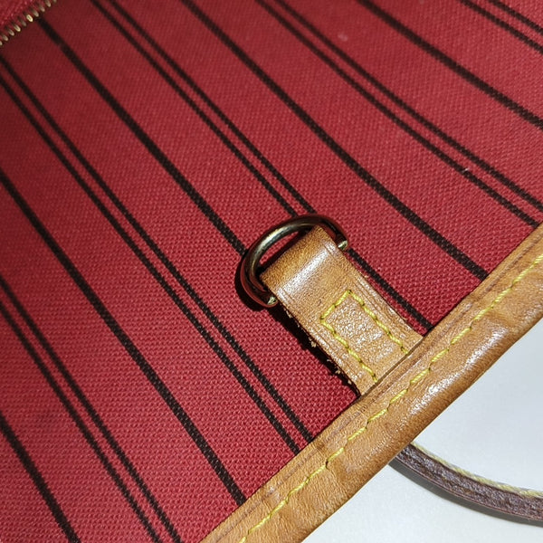 NEVERFULL MM Monogram Coated Canvas Brown