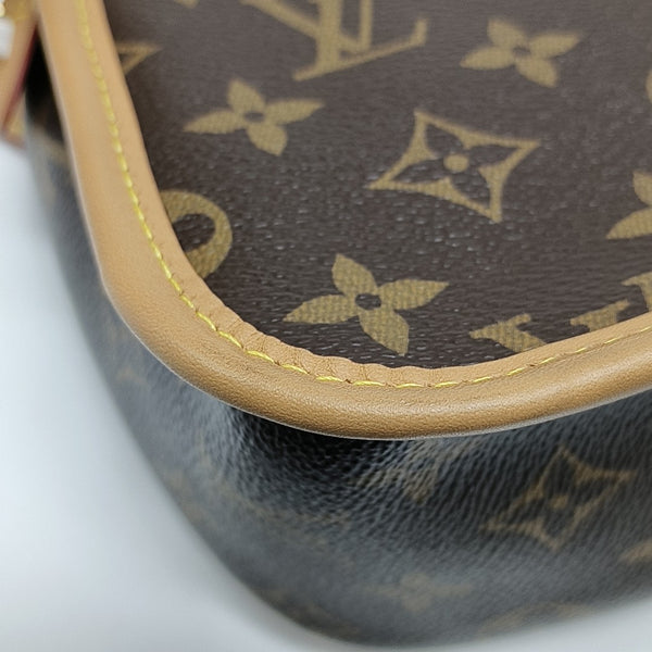 DIANE Monogram Coated Canvas Brown