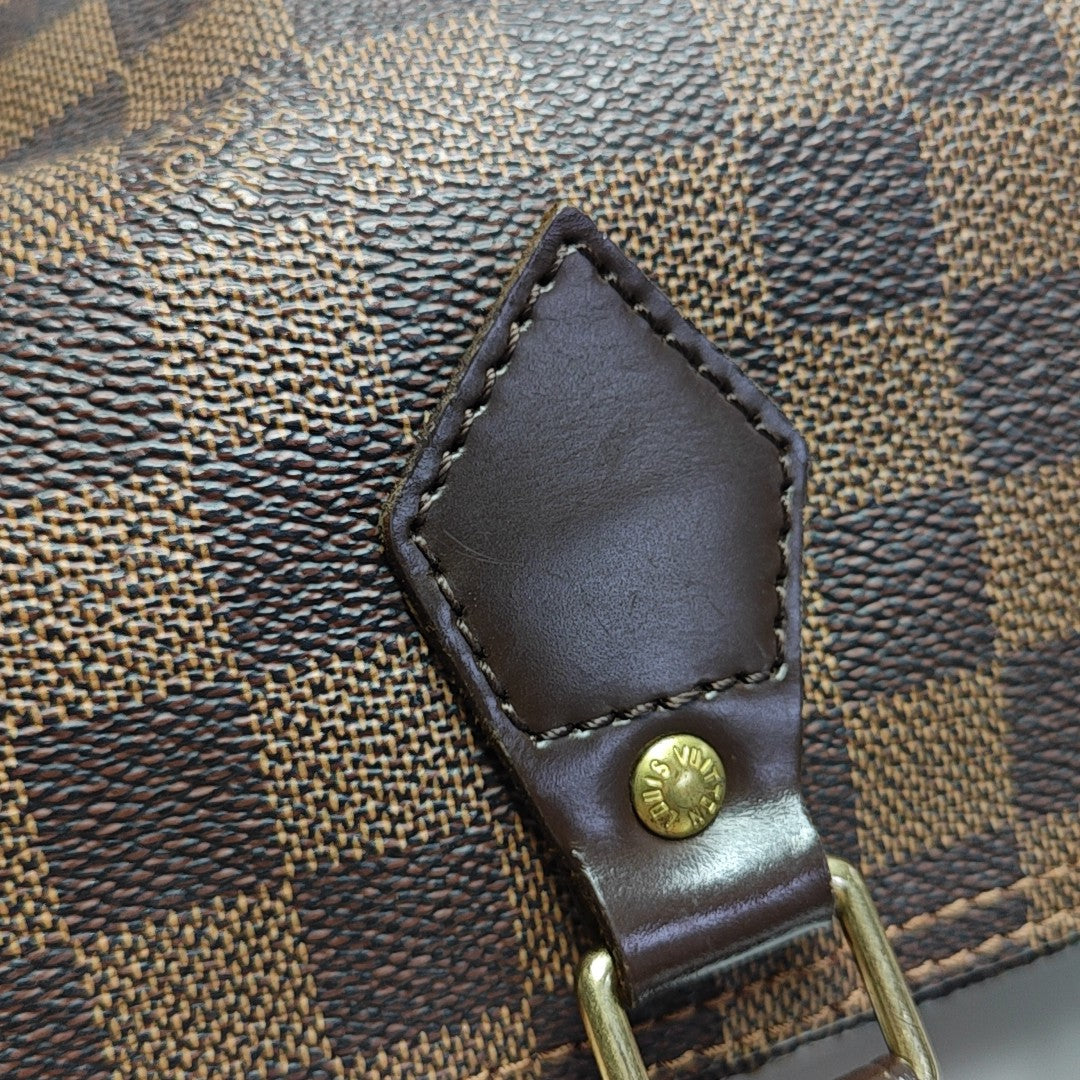 SPEEDY 30 Damier Ebene Coated Canvas Brown