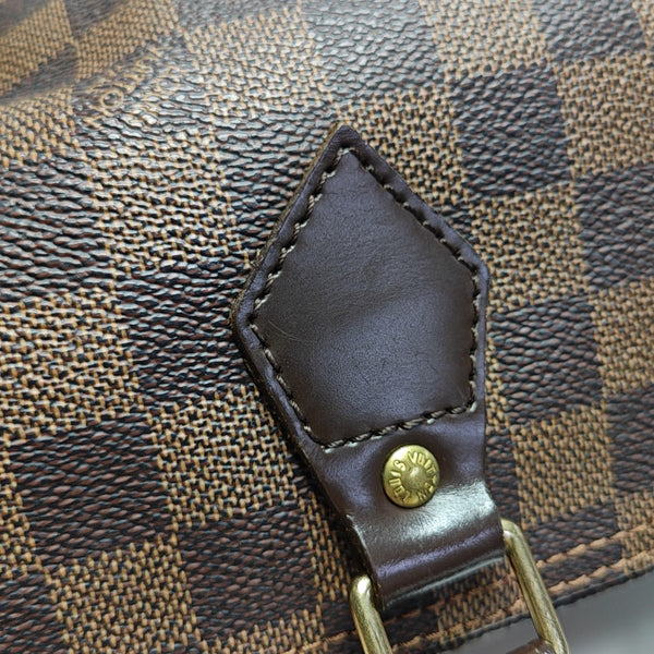 SPEEDY 30 Damier Ebene Coated Canvas Brown