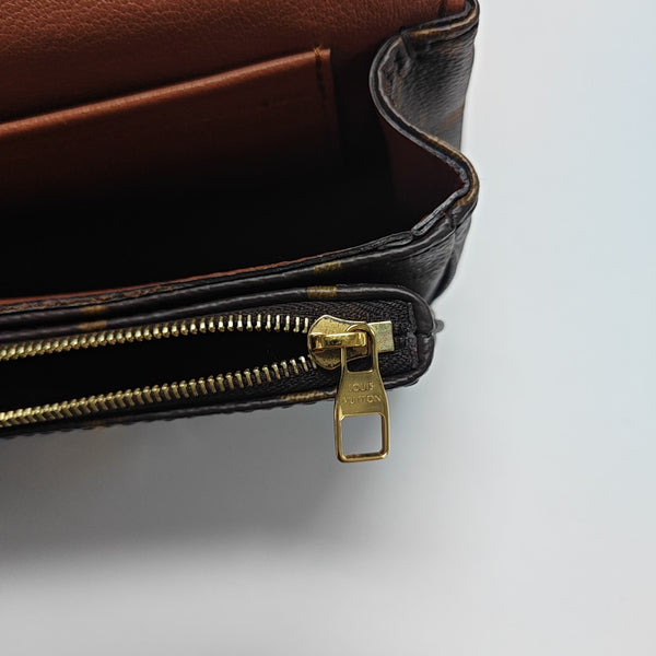 MARCEAU Monogram Coated Canvas Brown