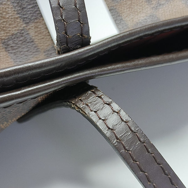 NEVERFULL MM Damier Ebene Coated Canvas Brown