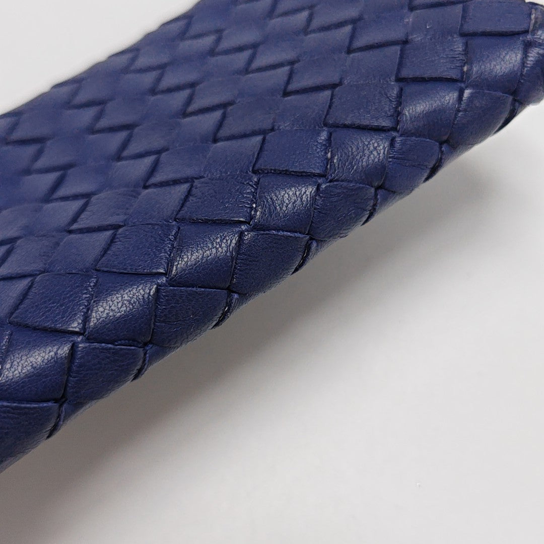 Calfskin Coin Purse Blue
