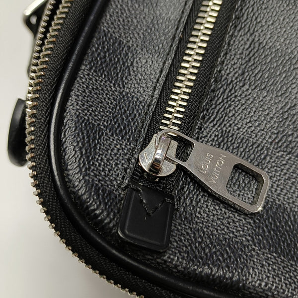 AMBLER Damier Graphite Coated Canvas Black