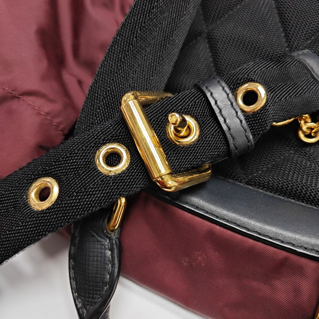 The Rucksack Medium Nylon Red