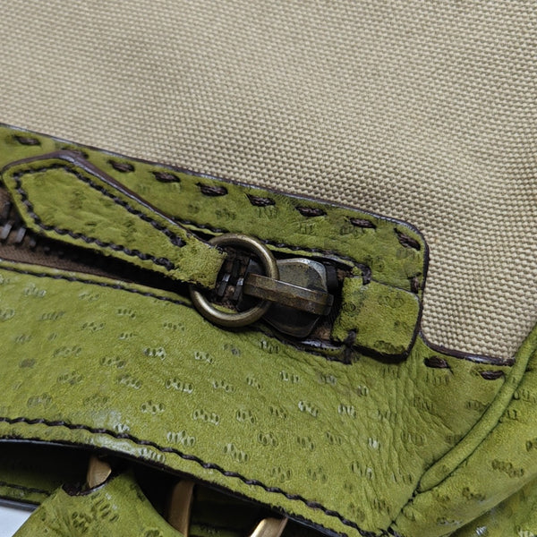 Canvas Top Handle Bag Multicolor
