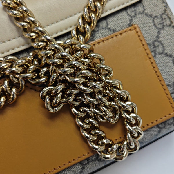 Padlock Small Coated Canvas Multicolor