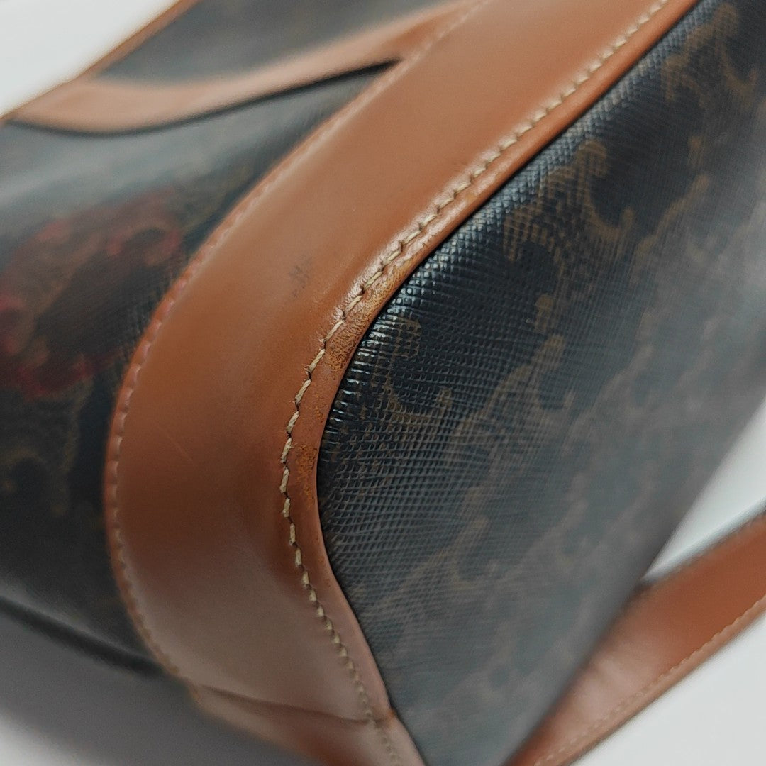 TRIOMPHE CANVAS Small Coated Canvas Brown