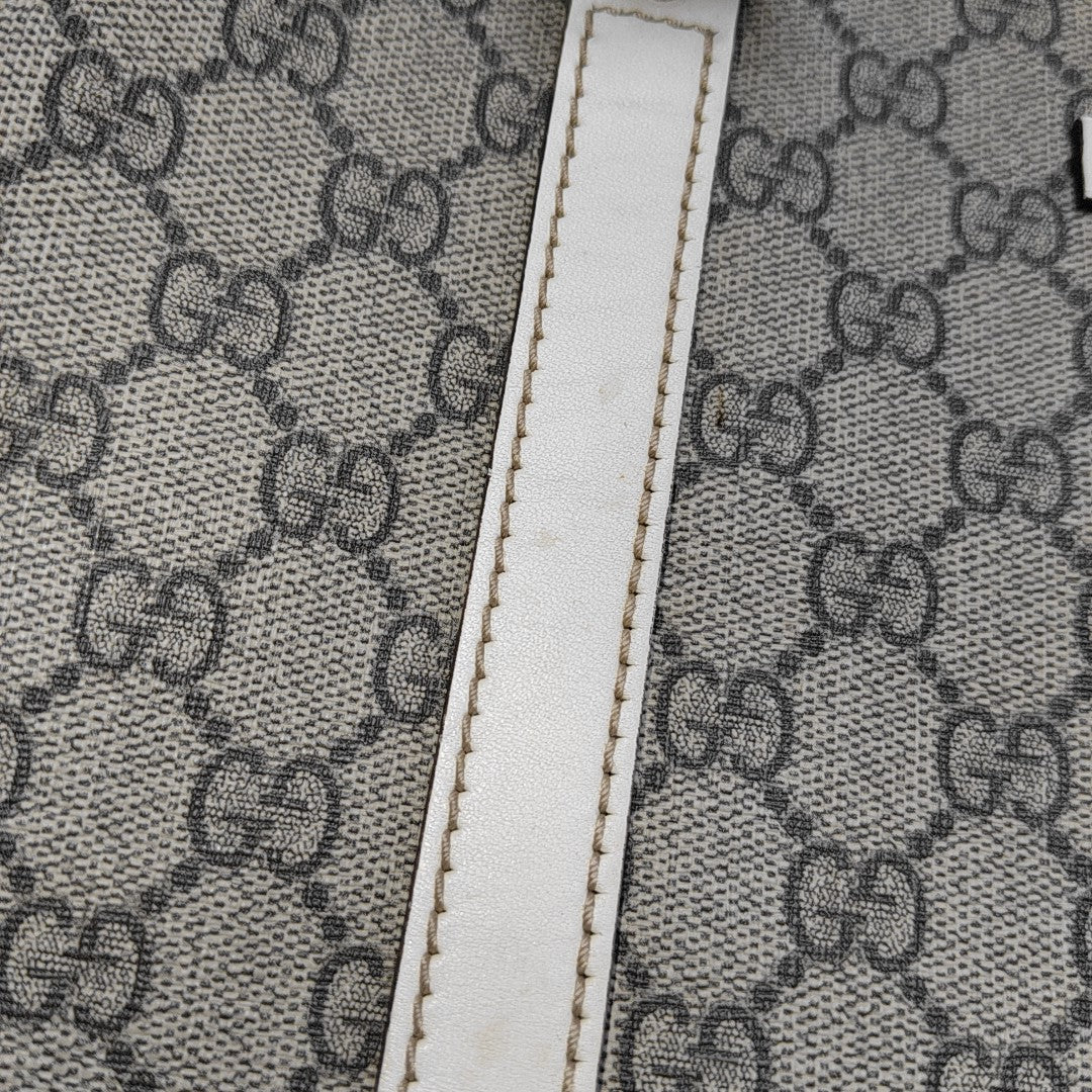Microguccissima Monogram Coated Canvas Black