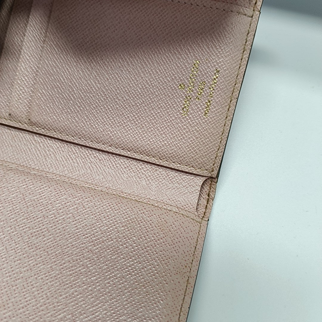VICTORINE Monogram Coated Canvas Brown Wallet