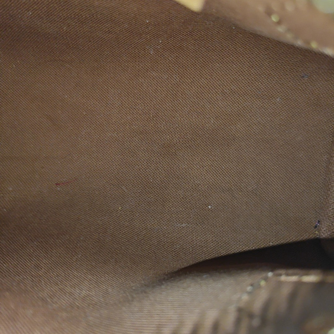 SPEEDY Nano Monogram Coated Canvas Brown