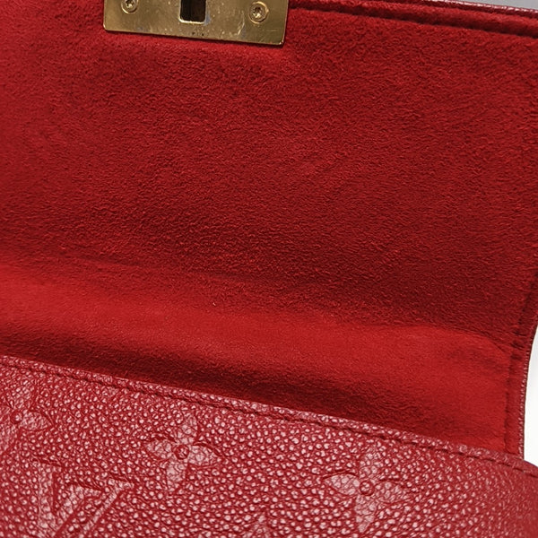 SAINT SULPICE PM Monogram Calfskin Red